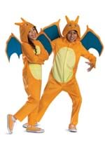 Classic Pokemon Charizard Hooded Jumpsuit Kids Costume Alt 3