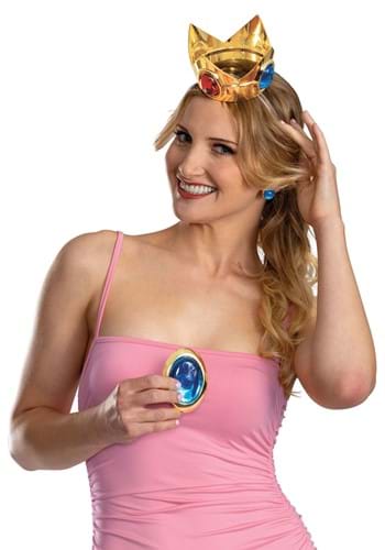 Princess Peach Crown Jewels Adult Child Costume Set