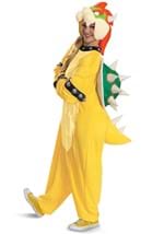 Super Mario Bowser Hooded Jumpsuit Costume for Adults Alt 1