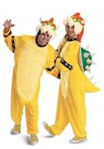 Super Mario Bowser Hooded Jumpsuit Costume for Adults Alt 2