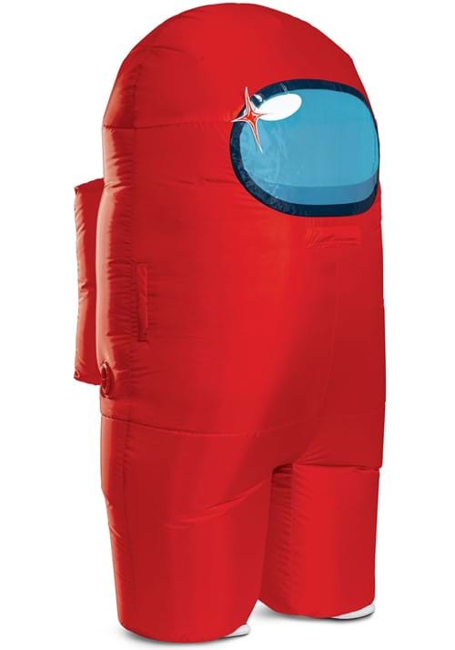Kids Among Us Red Impostor Inflatable Costume