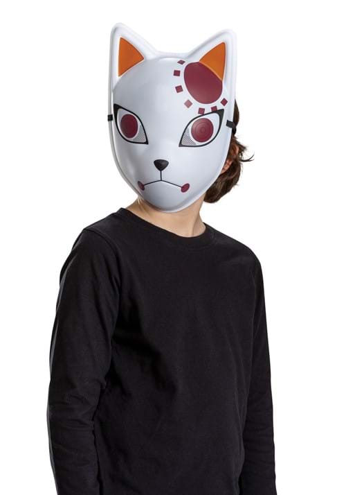 Demon Slayer Tanjiro Fox Warding Costume Mask for Kids