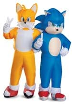 Adult Sonic Hedgehog Movie Inflatable Tails Costume Alt 3