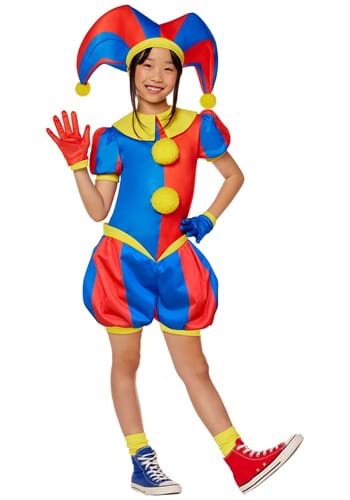 Girls Digital Circus Pomni Costume