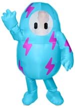 Inflatable Kids Fall Guys Lightning Blue Costume