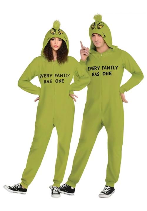 Zipster The Grinch Costume for Adults