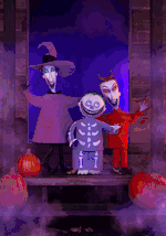 Lock Shock Barrel NBC Animatronic Decoration
