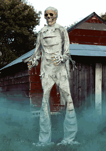 12FT Animatronic Short Circuit Mummy Decoration