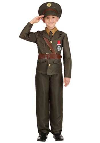 Army Officer Kids Costume