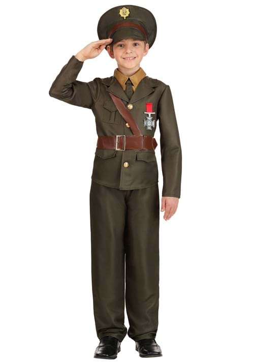 Army Officer Kids Costume