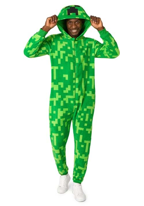 Opposuits Minecraft Creeper Adult Costume Onesie