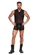 Sexy Mesh Priest Costume for Men Alt 2