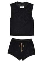 Sexy Mesh Priest Costume for Men Alt 1