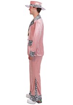 Men's Pink 70's Pimp Suit Costume Alt 5