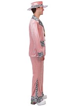 Men's Pink 70's Pimp Suit Costume Alt 7