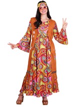 Women's 70s Woodstock Hippie Costume Alt 9