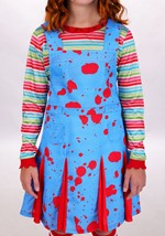 Girls "Come Play" Killer Doll Costume Alt 1