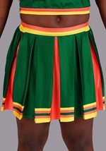 Women's Green Cheerleader Costume Alt 2