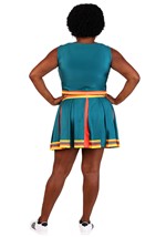 Plus Size Green Cheerleader Womens Costume Alt 1