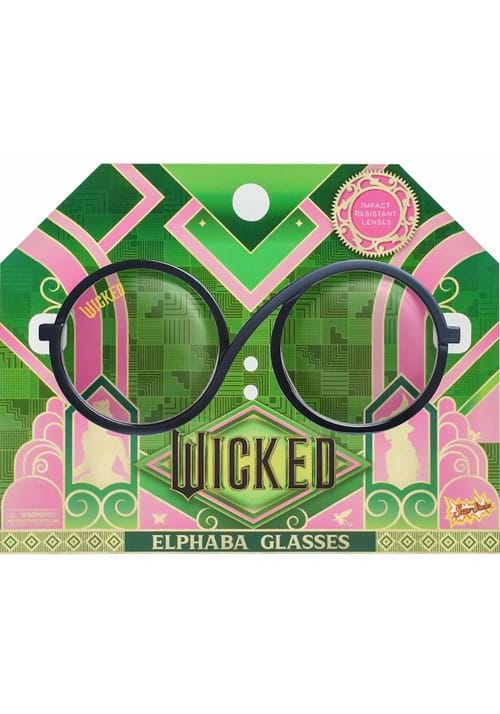 Wicked Elphaba Metal Costume Glasses for Adults