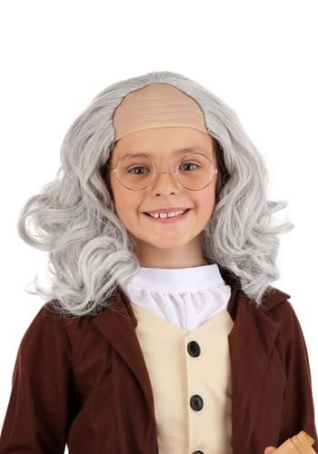 Classic Ben Franklin Costume Wig for Kids