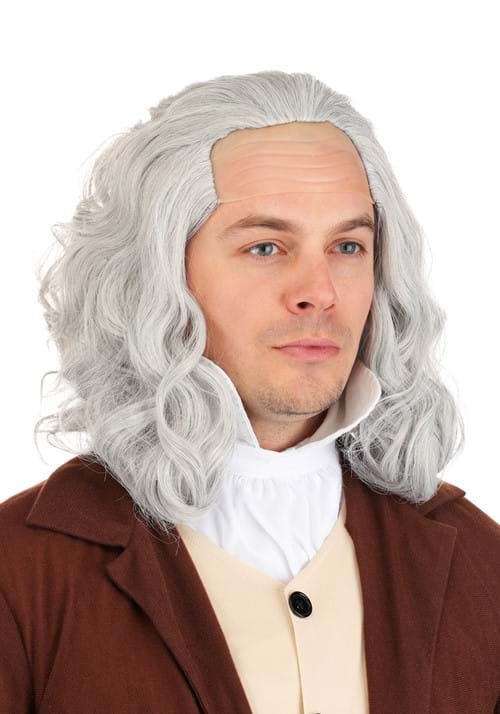 Classic Ben Franklin Adult Costume Wig