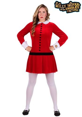Willy Wonka Chocolate Factory Veruca Salt Womens Costume