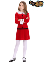 Willy Wonka Chocolate Factory Veruca Salt Girls Costume
