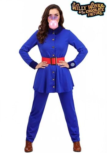 Willy Wonka Chocolate Factory Violet Womens Costume