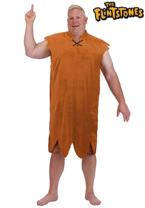 Plus Size Deluxe Flintstones Barney Rubble Costume