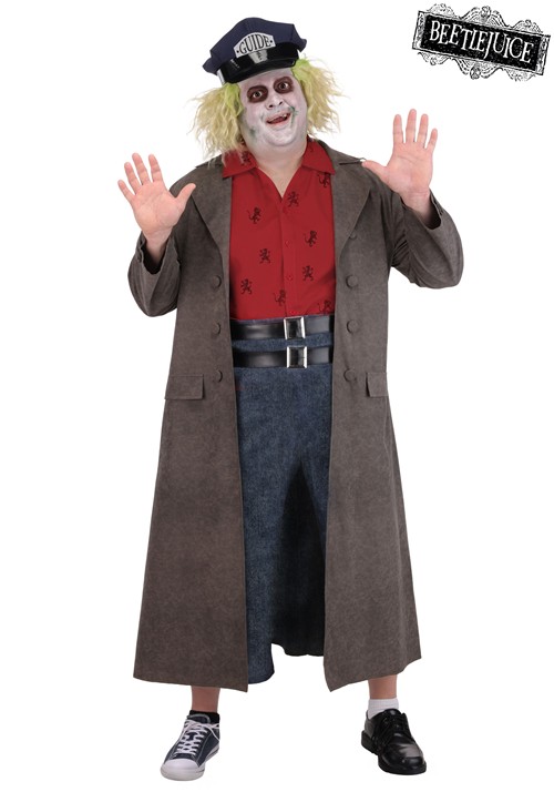 Plus Size Guide Beetlejuice Mens Costume