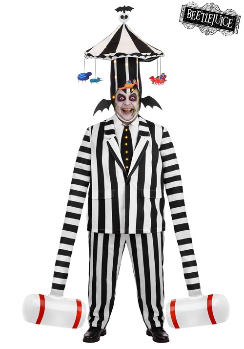 Plus Size Carousel Beetlejuice Mens Costume