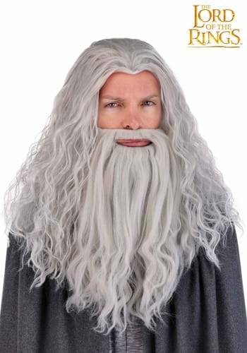 Mens Gandalf Lord of the Rings Costume Wig Beard