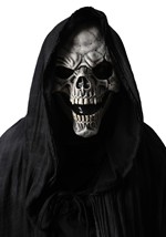 Adult Dark Reaper Costume Coat with Skull Mask and Skeleton 