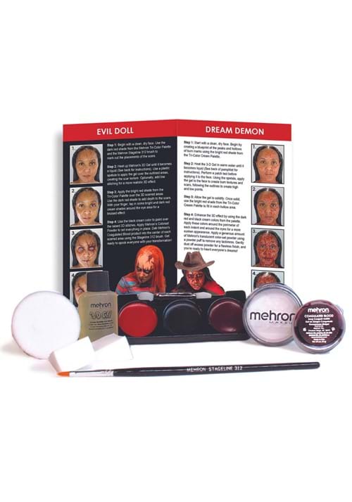 Mehron Costume Horror Makeup Kit