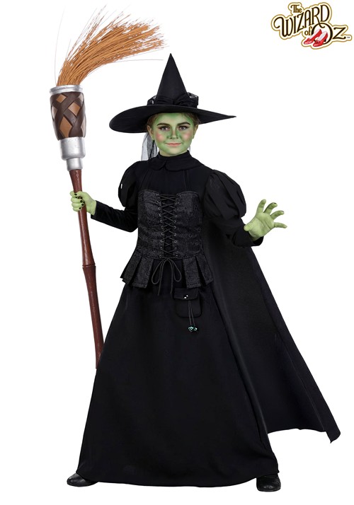 Kids Wizard of Oz Wicked Witch Premium Costume