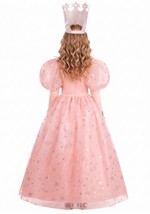 Premium Girl's Wizard of Oz Glinda Costume 1