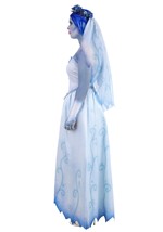 Womens Deluxe Corpse Bride Emily Dress Costume Alt 2