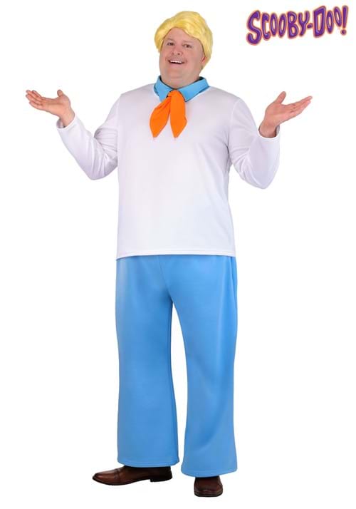 Plus Size Deluxe Scooby Doo Fred Mens Costume