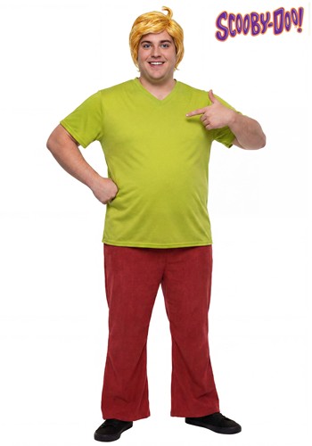 Plus Size Deluxe Scooby Doo Shaggy Mens Costume