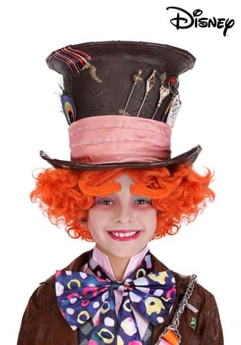 Premium Kids Live Action Disney Mad Hatter Costume Hat
