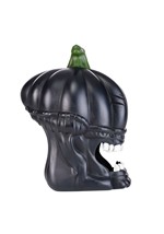 Light Up Black Pumpkin Alien Halloween Decoration Alt 4