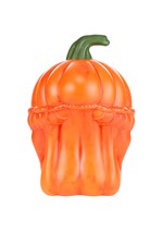 Light Up Orange Pumpkin Alien Halloween Decoration Alt 3