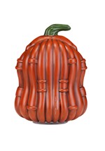 10-Inch Orange Light Up Pumpkin Predator Halloween Decoratio