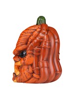 10-Inch Orange Light Up Pumpkin Predator Halloween Decoratio