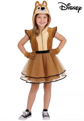 Girls Disney Chip N Dale Chip Costume