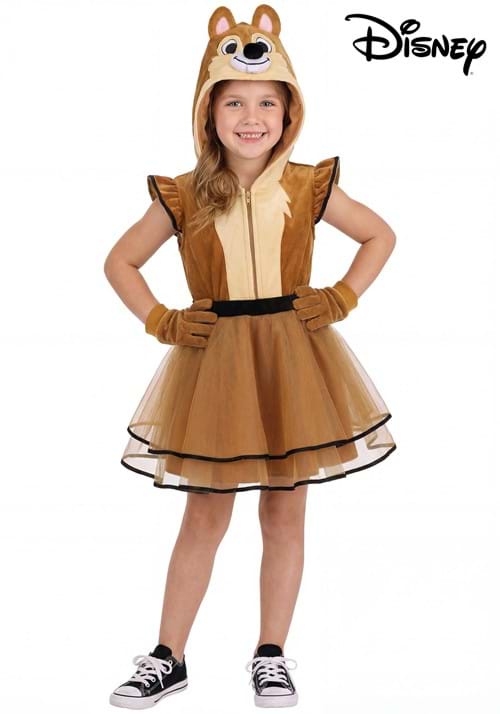 Girls Disney Chip N Dale Chip Costume