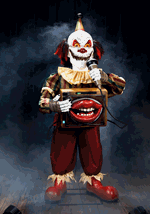Laugh Track Jack Sinister Smiling Animatronic Clown