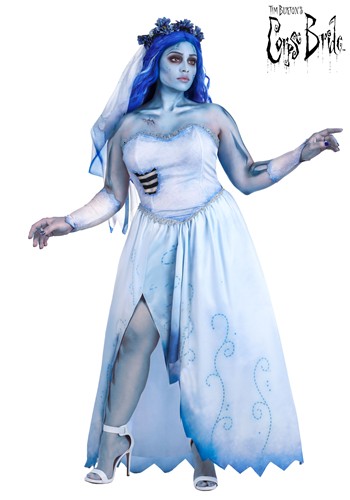 Plus Size Deluxe Corpse Bride Emily Dress Costume