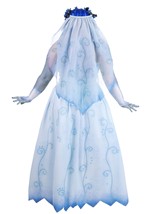 Plus Size Deluxe Corpse Bride Emily Dress Costume Alt 1